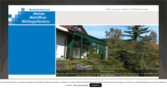 Desktop Screenshot of mehler-metallbau.de